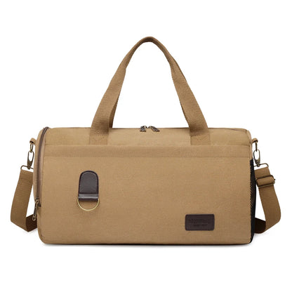 Men's Canvas Fashion Handbags High Quality Top-handle Casual Crossbody Bag Multi-function Man Large-capacity Travel Shoulder Bag