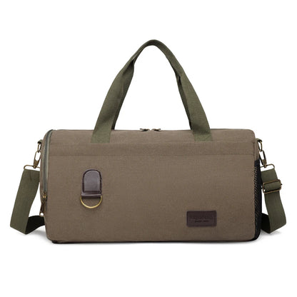 Men's Canvas Fashion Handbags High Quality Top-handle Casual Crossbody Bag Multi-function Man Large-capacity Travel Shoulder Bag