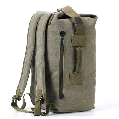 Men's Canvas Outdoor Climbing Travel Rucksack Sports Camping Hiking Backpack School Bag Pack For Male Female Women