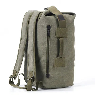 Men's Canvas Outdoor Climbing Travel Rucksack Sports Camping Hiking Backpack School Bag Pack For Male Female Women