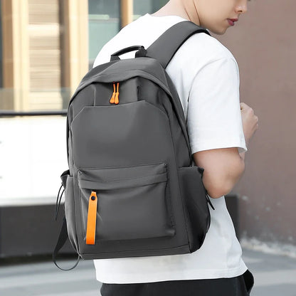 Men's Casual Computer Bag Backpack Large Capacity Student Schoolbag Outdoor Waterproof Travel Backpacks