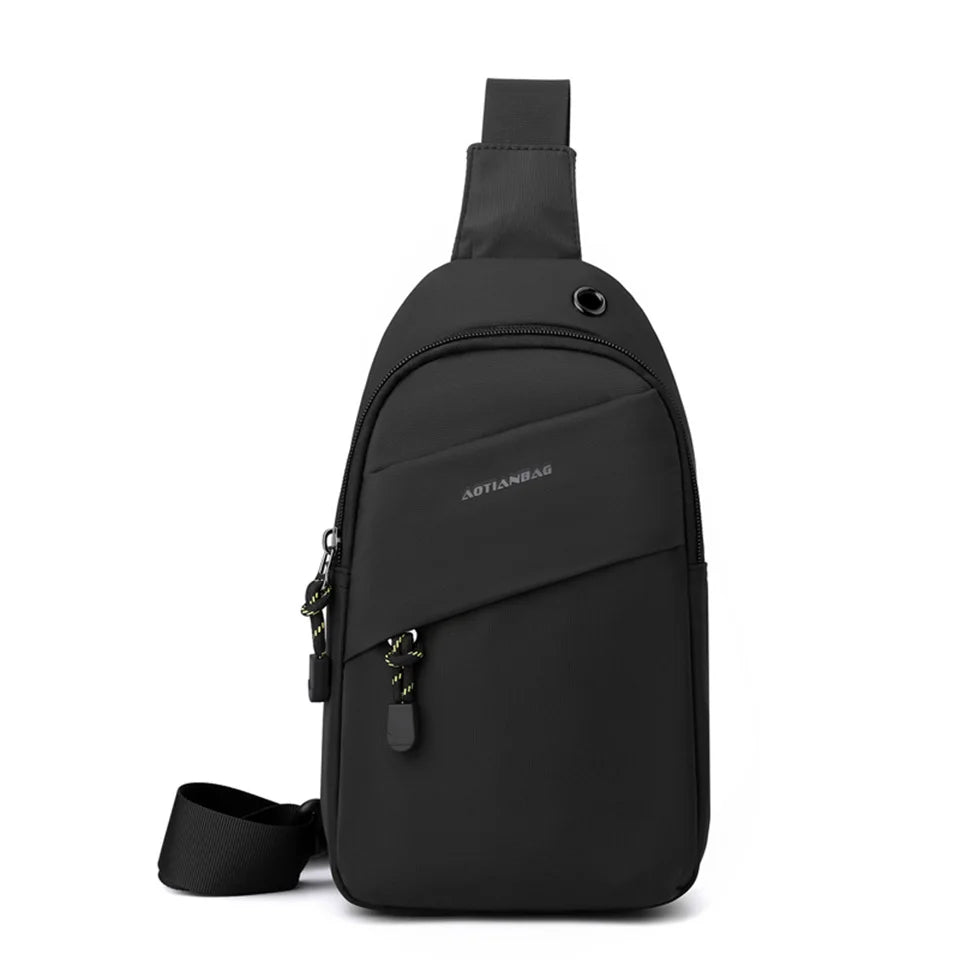 Men's Chest Pack Sling Bag Men Oxford Outdoor Chest Pack Men's Chest Bag Travel Men Crossbody Bag