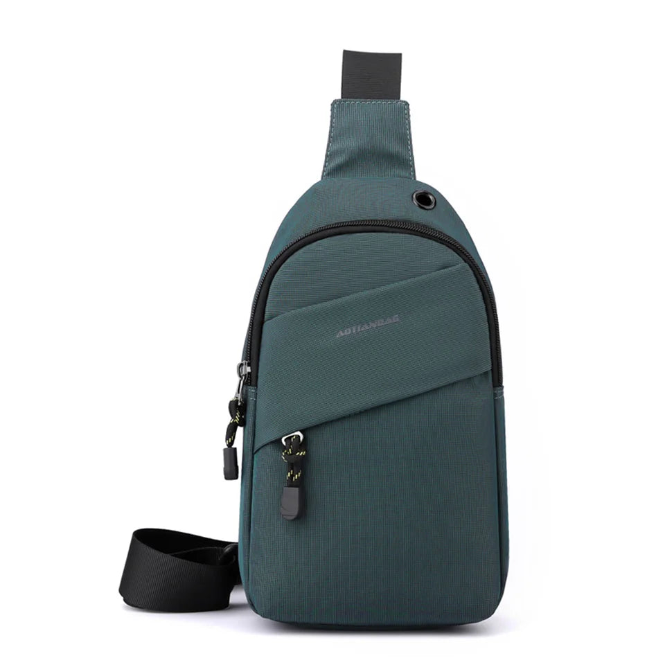 Men's Chest Pack Sling Bag Men Oxford Outdoor Chest Pack Men's Chest Bag Travel Men Crossbody Bag