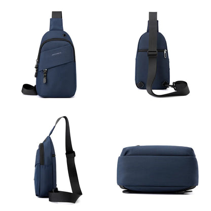 Men's Chest Pack Sling Bag Men Oxford Outdoor Chest Pack Men's Chest Bag Travel Men Crossbody Bag