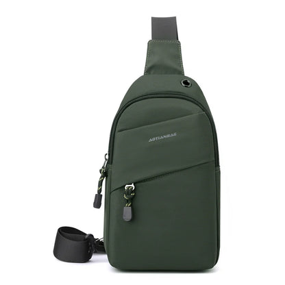 Men's Chest Pack Sling Bag Men Oxford Outdoor Chest Pack Men's Chest Bag Travel Men Crossbody Bag