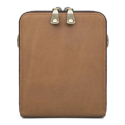 Men's Cow Retro Crossbody Leather Casual Small Square s One Shoulder Bag Men Handbag Fashion