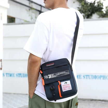 Men's Cross Body Shoulder Bag Military Fashion Trends Casual Waterproof Nylon Male Sling Messenger Crossbody Bags