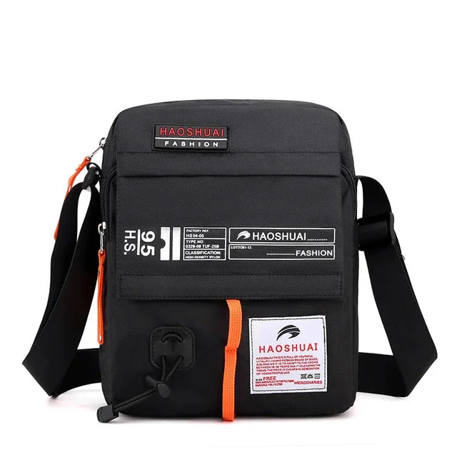 Men's Cross Body Shoulder Bag Military Fashion Trends Casual Waterproof Nylon Male Sling Messenger Crossbody Bags