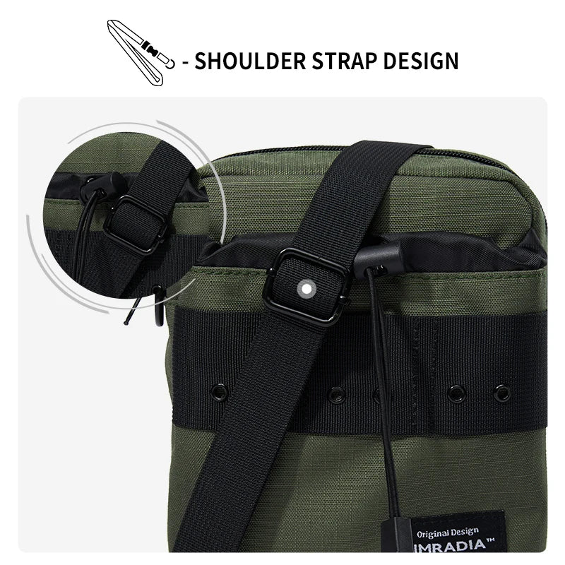 Men's Crossbody Bag 7.9inch IPad Lightweight Waterproof Outdoor Sling Bags Oxford Fashion Zipper Phone Bags For Women Men
