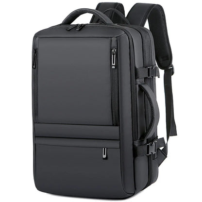 Men's Extensible Business Travel Backpack Multi-functional USB Charging Large-capacity Waterproof Backpack 17 Inch Laptop Bag