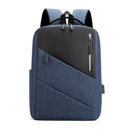 Men's Fashion 15 Inch Laptop Travel USB Rucksack Sports Notebook Backpack School Bag Pack For Male Female Women