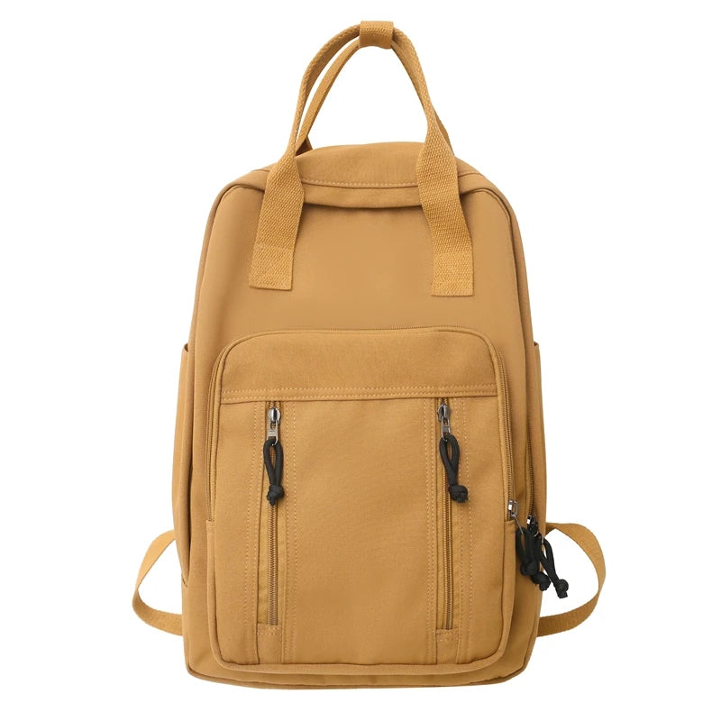 Men's Fashion Canvas Backpacks Designer Large-capacity Male Light Leisure Outdoors Travel Knapsacks Man Trend Student Schoolbags