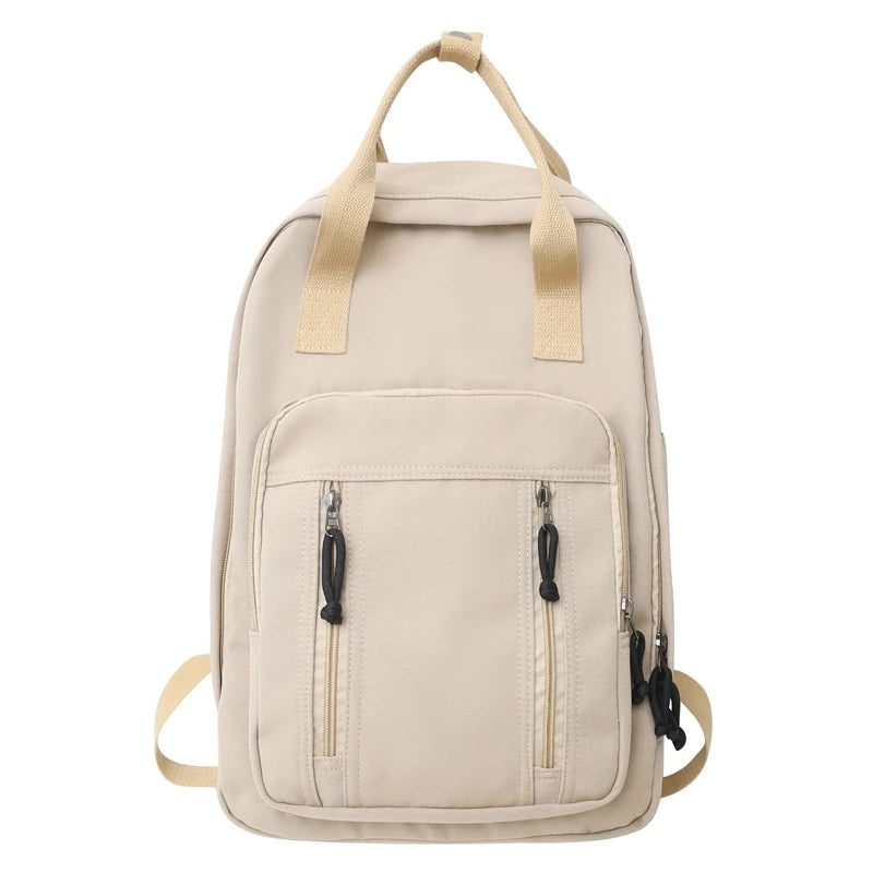 Men's Fashion Canvas Backpacks Designer Large-capacity Male Light Leisure Outdoors Travel Knapsacks Man Trend Student Schoolbags