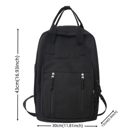 Men's Fashion Canvas Backpacks Designer Large-capacity Male Light Leisure Outdoors Travel Knapsacks Man Trend Student Schoolbags