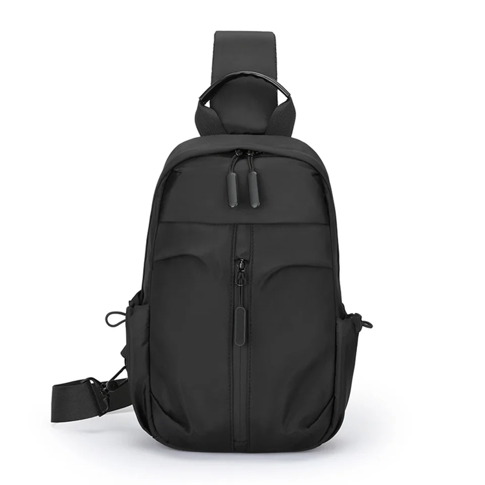 Men's Fashion Chest Bags Crossbody Bag Male Shoulder Sling Bags Chest Pack Nylon Men Phone Pouch Sling Bag