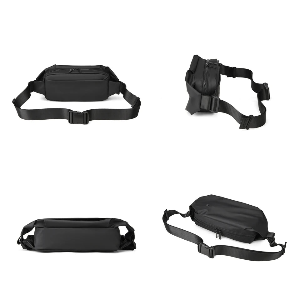 Men's Fashion Chest Bags Crossbody Bag Male Shoulder Sling Bags Chest Pack Nylon Men Phone Pouch Sling Bag