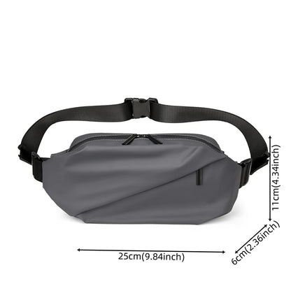 Men's Fashion Chest Bags Crossbody Bag Male Shoulder Sling Bags Chest Pack Nylon Men Phone Pouch Sling Bag