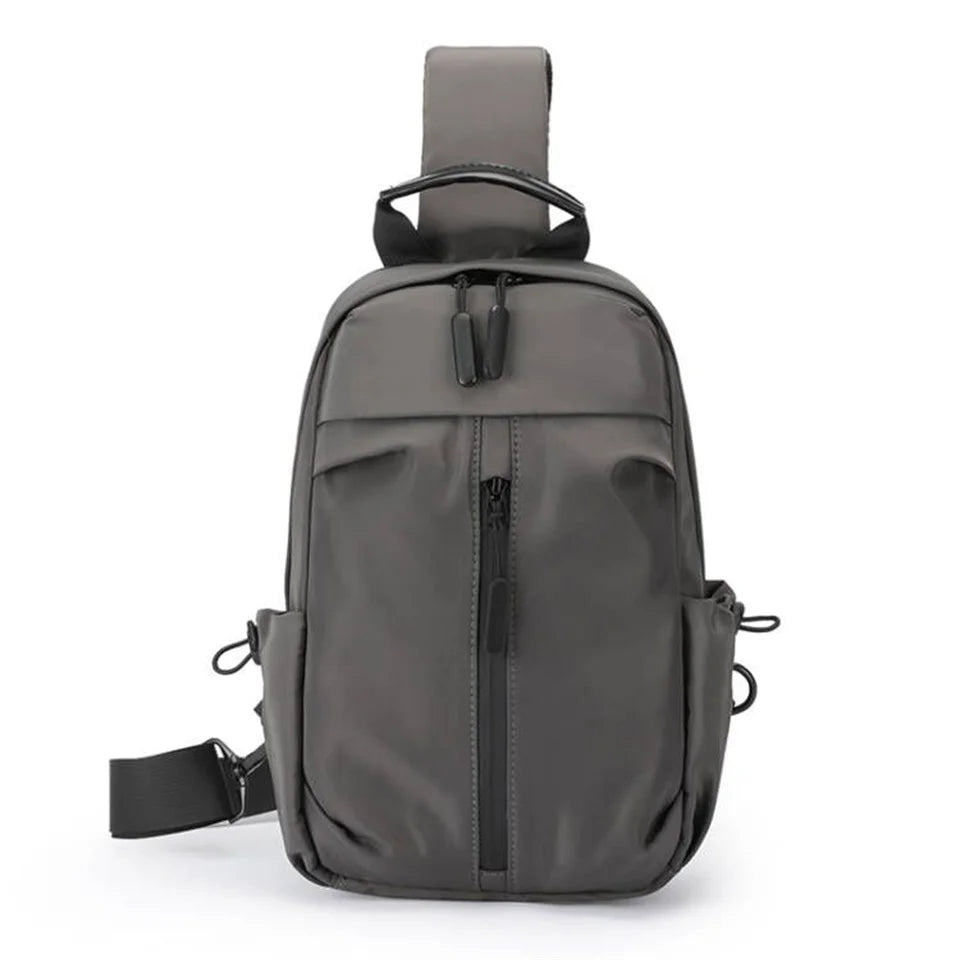 Men's Fashion Chest Bags Crossbody Bag Male Shoulder Sling Bags Chest Pack Nylon Men Phone Pouch Sling Bag