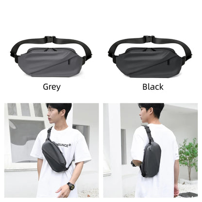 Men's Fashion Chest Bags Crossbody Bag Male Shoulder Sling Bags Chest Pack Nylon Men Phone Pouch Sling Bag