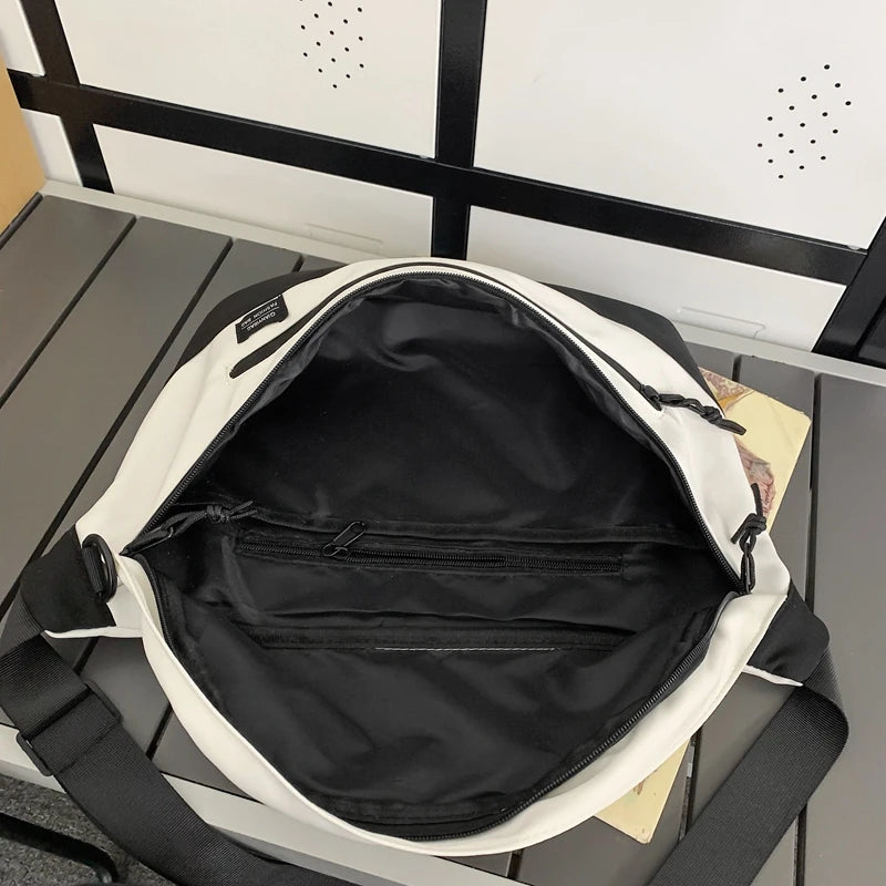 Men's Fashion Chest Pack Designer Waterproof Nylon Male Light Crossbody Bag High Quality Large-capacity Man Leisure Shoulder Bag