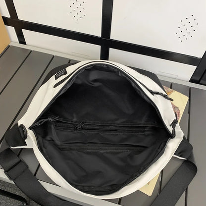 Men's Fashion Chest Pack Designer Waterproof Nylon Male Light Crossbody Bag High Quality Large-capacity Man Leisure Shoulder Bag
