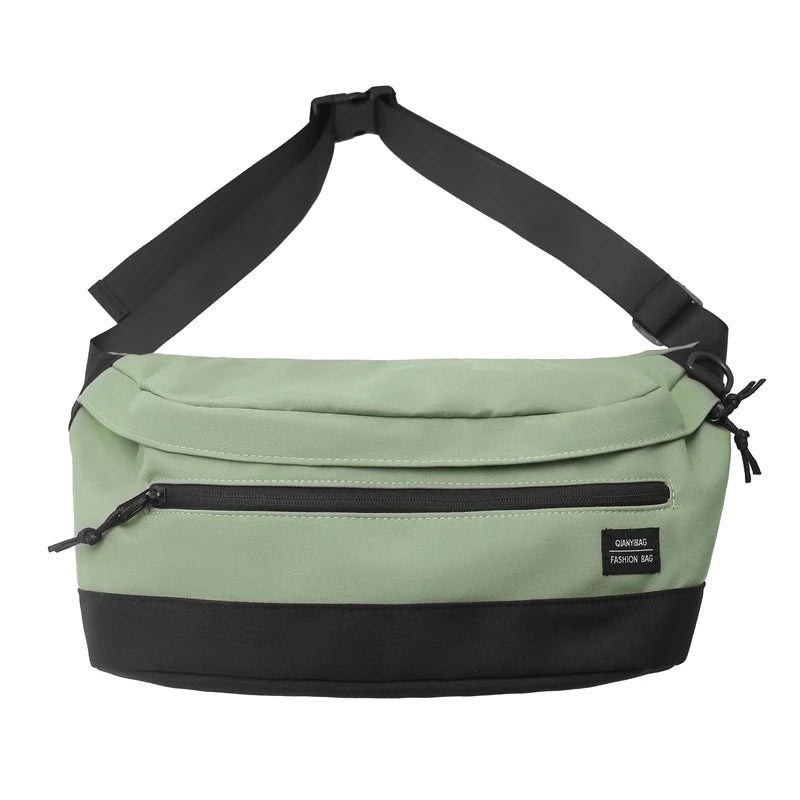 Men's Fashion Chest Pack Designer Waterproof Nylon Male Light Crossbody Bag High Quality Large-capacity Man Leisure Shoulder Bag