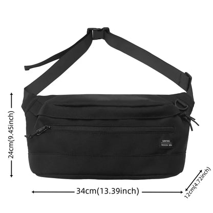 Men's Fashion Chest Pack Designer Waterproof Nylon Male Light Crossbody Bag High Quality Large-capacity Man Leisure Shoulder Bag