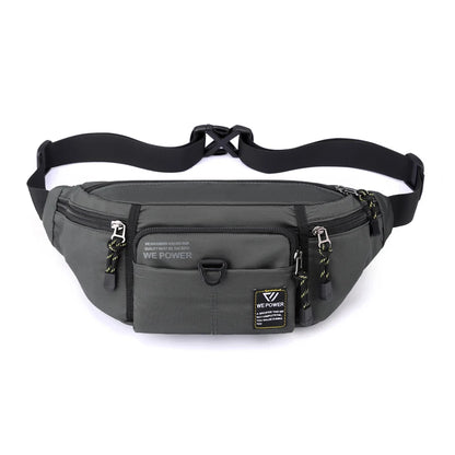 Men's Fashion Chest Pack Waterproof Nylon Man Leisure Shoulder Bags Designer Male Travel Fashion Crossbody Bags Light Waist Pack