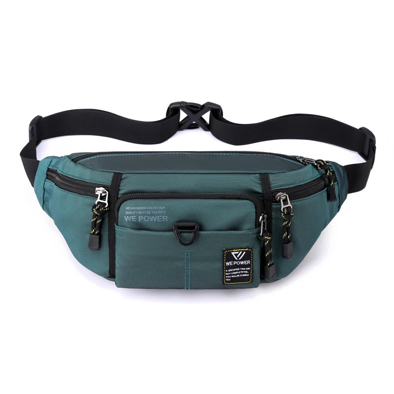 Men's Fashion Chest Pack Waterproof Nylon Man Leisure Shoulder Bags Designer Male Travel Fashion Crossbody Bags Light Waist Pack
