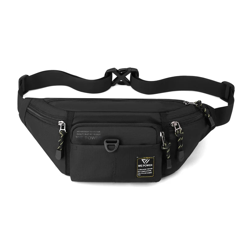 Men's Fashion Chest Pack Waterproof Nylon Man Leisure Shoulder Bags Designer Male Travel Fashion Crossbody Bags Light Waist Pack