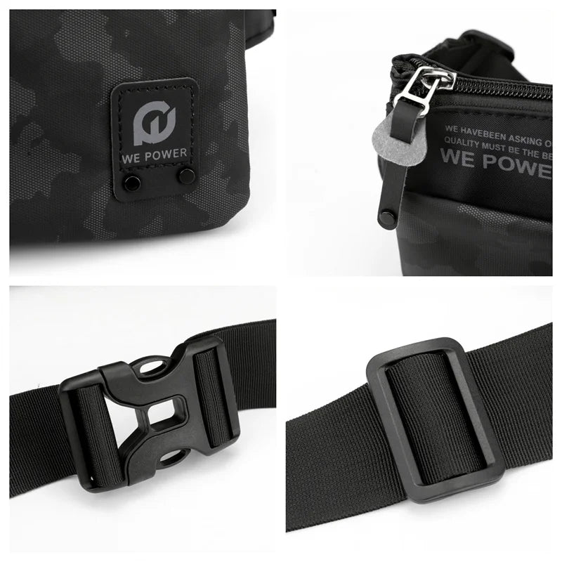 Men's Fashion Chest Packs Designer Male Leisure Crossbody Bags Waterproof Nylon Man Light Trend Waist Packs Travel Shoulder Bags