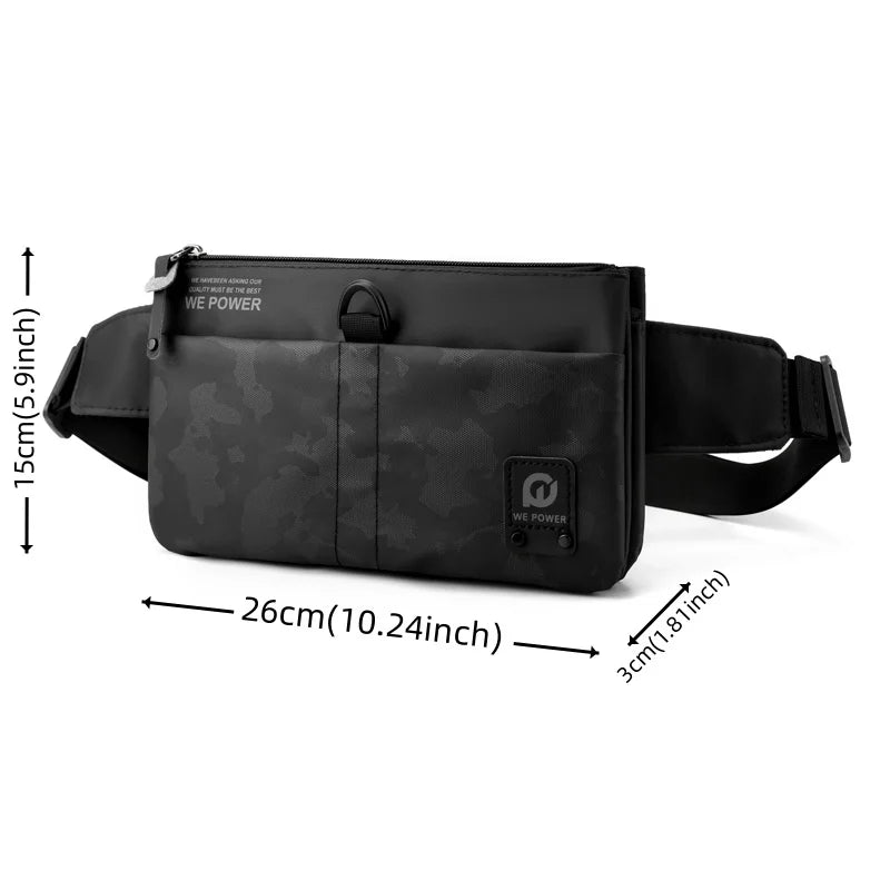 Men's Fashion Chest Packs Designer Male Leisure Crossbody Bags Waterproof Nylon Man Light Trend Waist Packs Travel Shoulder Bags