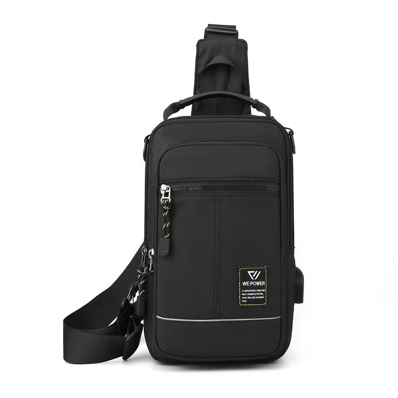 Men's Fashion Chest Packs Designer Male Leisure Travel Crossbody Bags Waterproof Nylon Man Light Shoulder Bags Trend Handbags