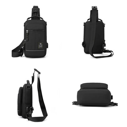 Men's Fashion Chest Packs Designer Male Leisure Travel Crossbody Bags Waterproof Nylon Man Light Shoulder Bags Trend Handbags