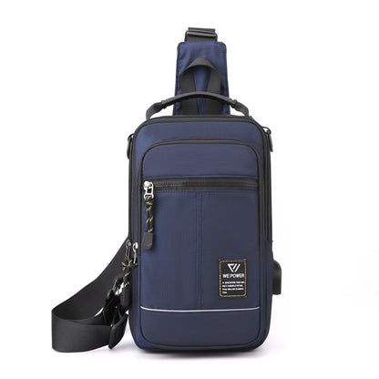 Men's Fashion Chest Packs Designer Male Leisure Travel Crossbody Bags Waterproof Nylon Man Light Shoulder Bags Trend Handbags