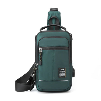 Men's Fashion Chest Packs Designer Male Leisure Travel Crossbody Bags Waterproof Nylon Man Light Shoulder Bags Trend Handbags