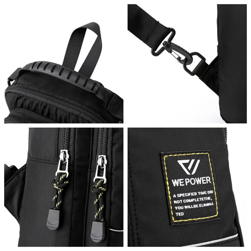 Men's Fashion Chest Packs Designer Male Leisure Travel Crossbody Bags Waterproof Nylon Man Light Shoulder Bags Trend Handbags
