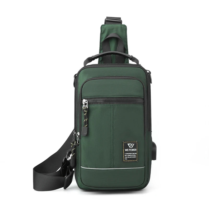 Men's Fashion Chest Packs Designer Male Leisure Travel Crossbody Bags Waterproof Nylon Man Light Shoulder Bags Trend Handbags