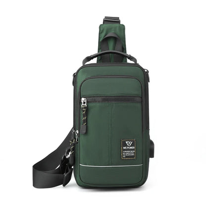 Men's Fashion Chest Packs Designer Male Leisure Travel Crossbody Bags Waterproof Nylon Man Light Shoulder Bags Trend Handbags