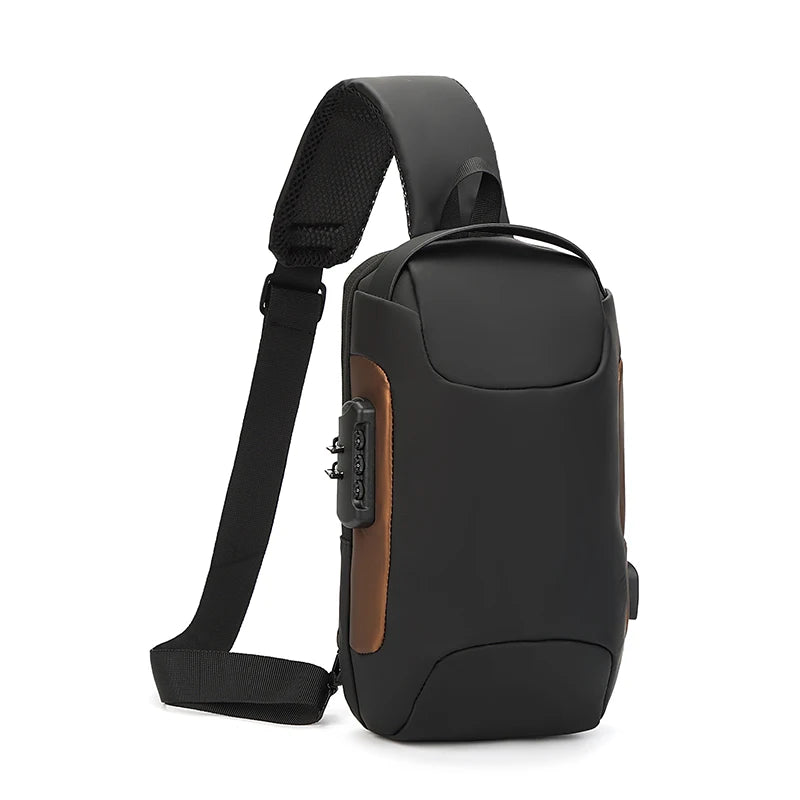 Men's Fashion Chest Packs Waterproof Oxford Large-capacity Man Leisure Crossbody Bags Designer High Quality Male Shoulder Bags