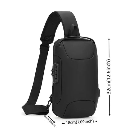 Men's Fashion Chest Packs Waterproof Oxford Large-capacity Man Leisure Crossbody Bags Designer High Quality Male Shoulder Bags