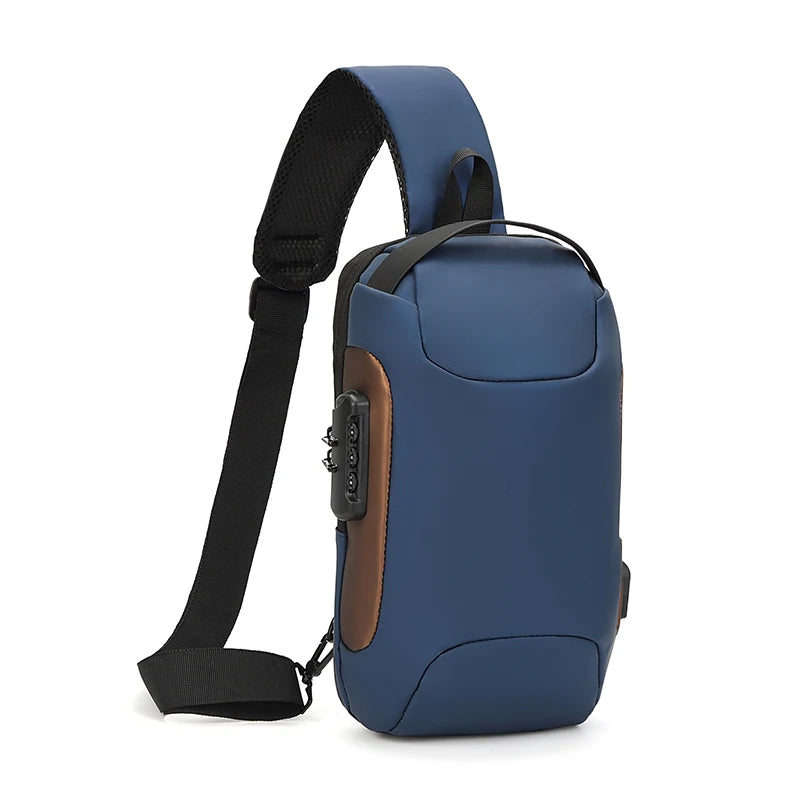Men's Fashion Chest Packs Waterproof Oxford Large-capacity Man Leisure Crossbody Bags Designer High Quality Male Shoulder Bags