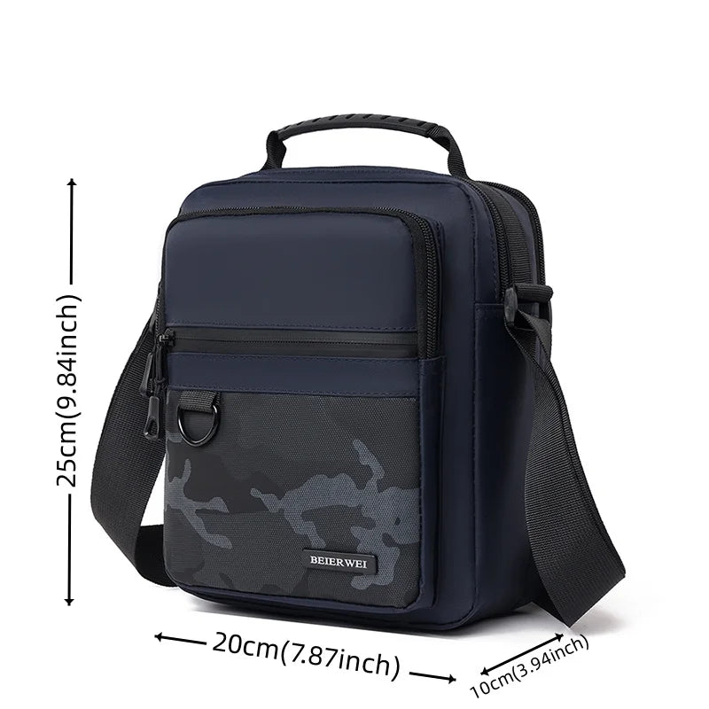 Men's Fashion Crossbody Bags High Quality Male Light Handbags Waterproof Oxford Large-capacity Designer Man Leisure Shoulder Bag