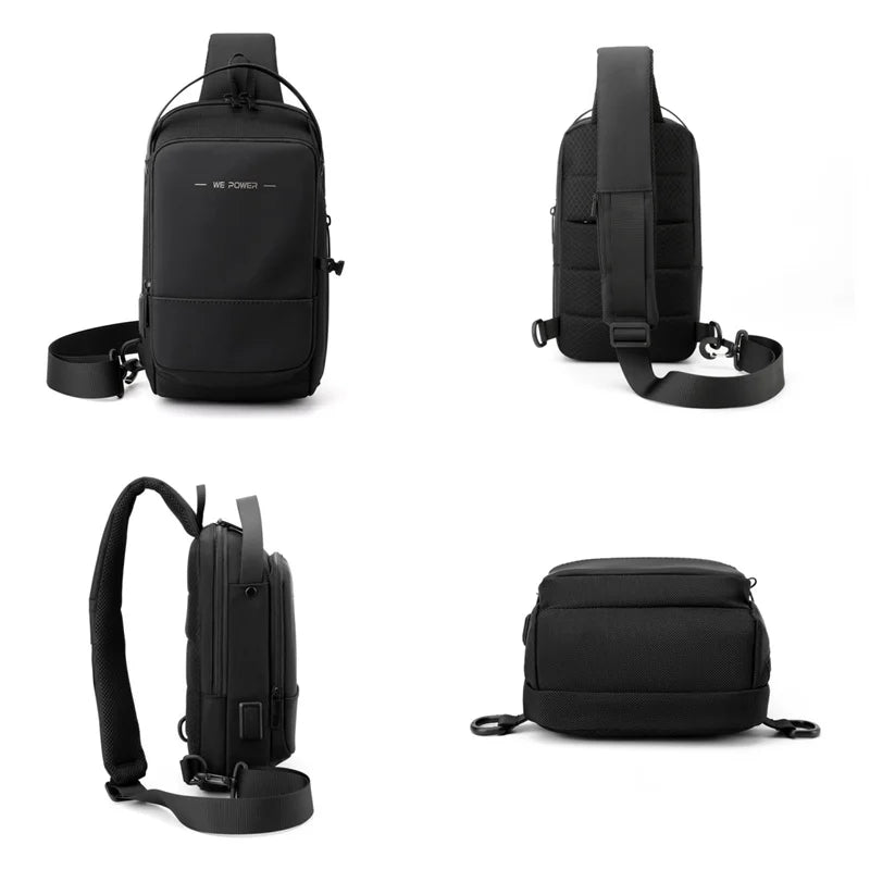 Men's Fashion Crossbody Bags Man Trend Chest Packs Waterproof Nylon Male Leisure Shoulder Bags Designer Travel Light Handbags