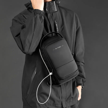 Men's Fashion Crossbody Bags Man Trend Chest Packs Waterproof Nylon Male Leisure Shoulder Bags Designer Travel Light Handbags