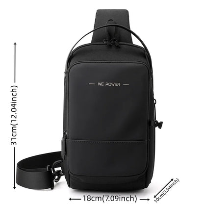 Men's Fashion Crossbody Bags Man Trend Chest Packs Waterproof Nylon Male Leisure Shoulder Bags Designer Travel Light Handbags