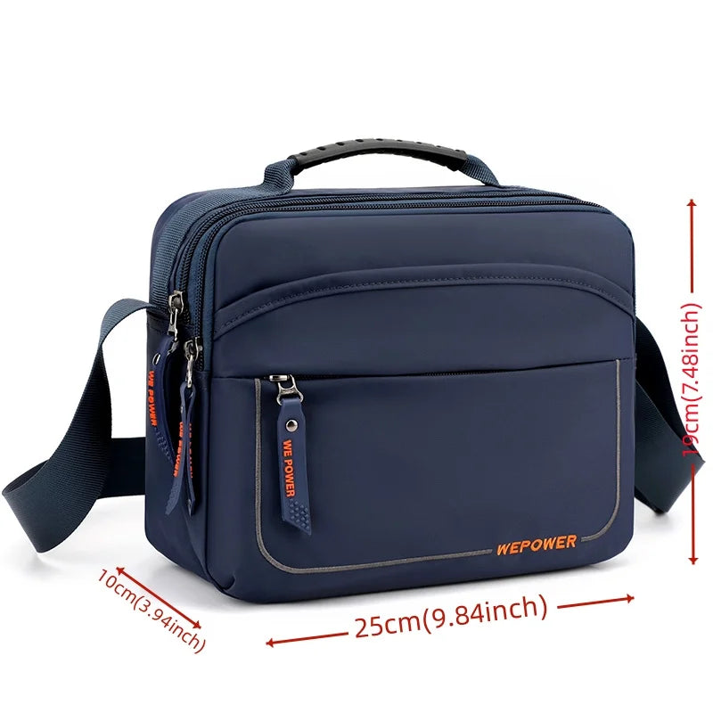 Men's Fashion Crossbody Bags Outdoors Motion Waterproof Nylon Man Leisure Versatile Shoulder Bags Designer Male Light Handbags