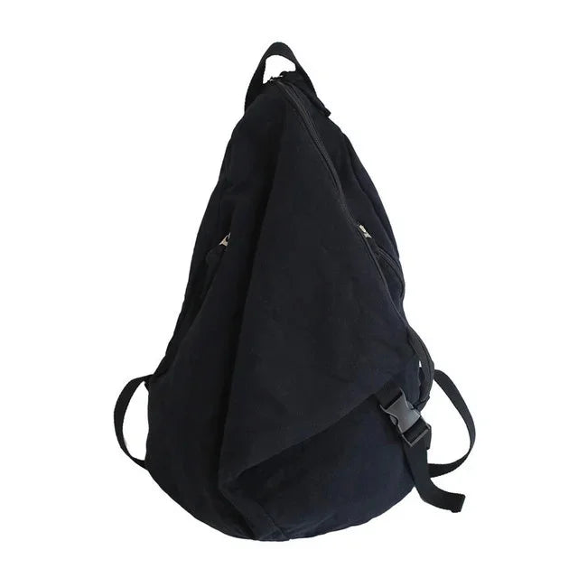 Men's Fashion Laptop Waterproof High Capacity Travel Backpack Daily School Rucksack Canvas Shoulder Bags
