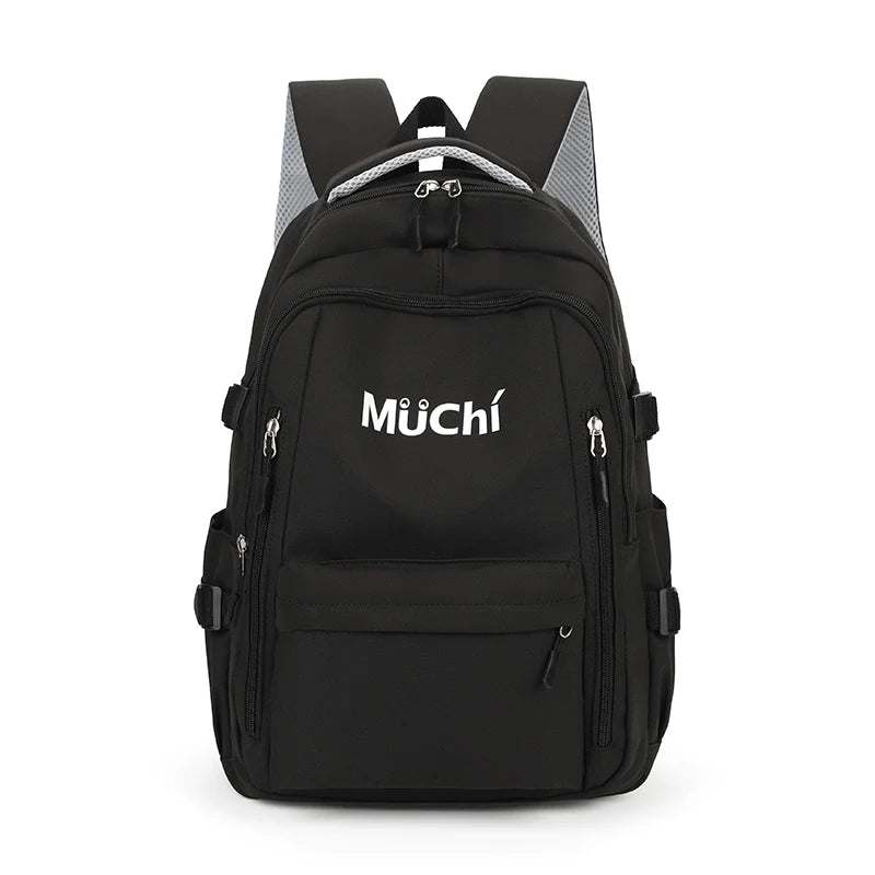 Men's Fashion Nylon Backpack Waterproof Large-capacity Man Simplicity Leisure Travel Rucksack Multi-function Students School Bag
