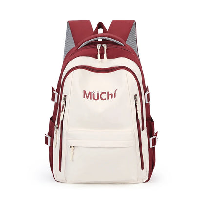Men's Fashion Nylon Backpack Waterproof Large-capacity Man Simplicity Leisure Travel Rucksack Multi-function Students School Bag